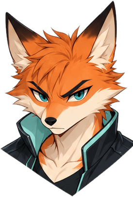 Fuky AA fox looking determined